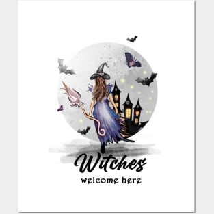 witches welcome Posters and Art